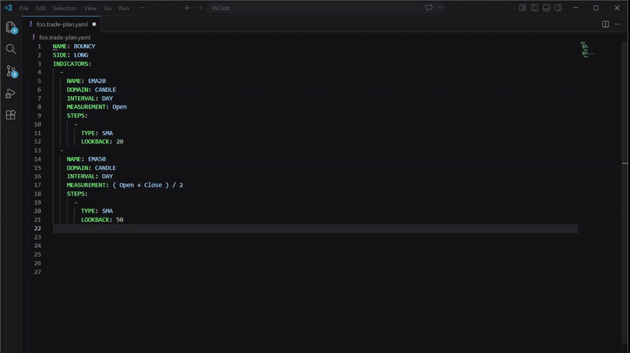 Trade Plan Signals Demo
